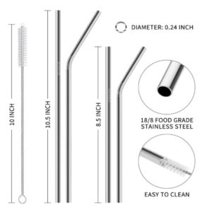 Hiware Stainless Steel Straws