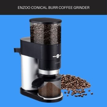 ENZOO Conical Burr Coffee Grinder